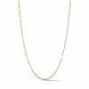 Couplet ACCESSORIES Les Classiques Medium Link Hollow Handmade Gold Chain