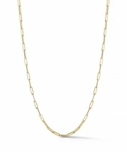 Couplet ACCESSORIES Les Classiques Medium Link Hollow Handmade Gold Chain