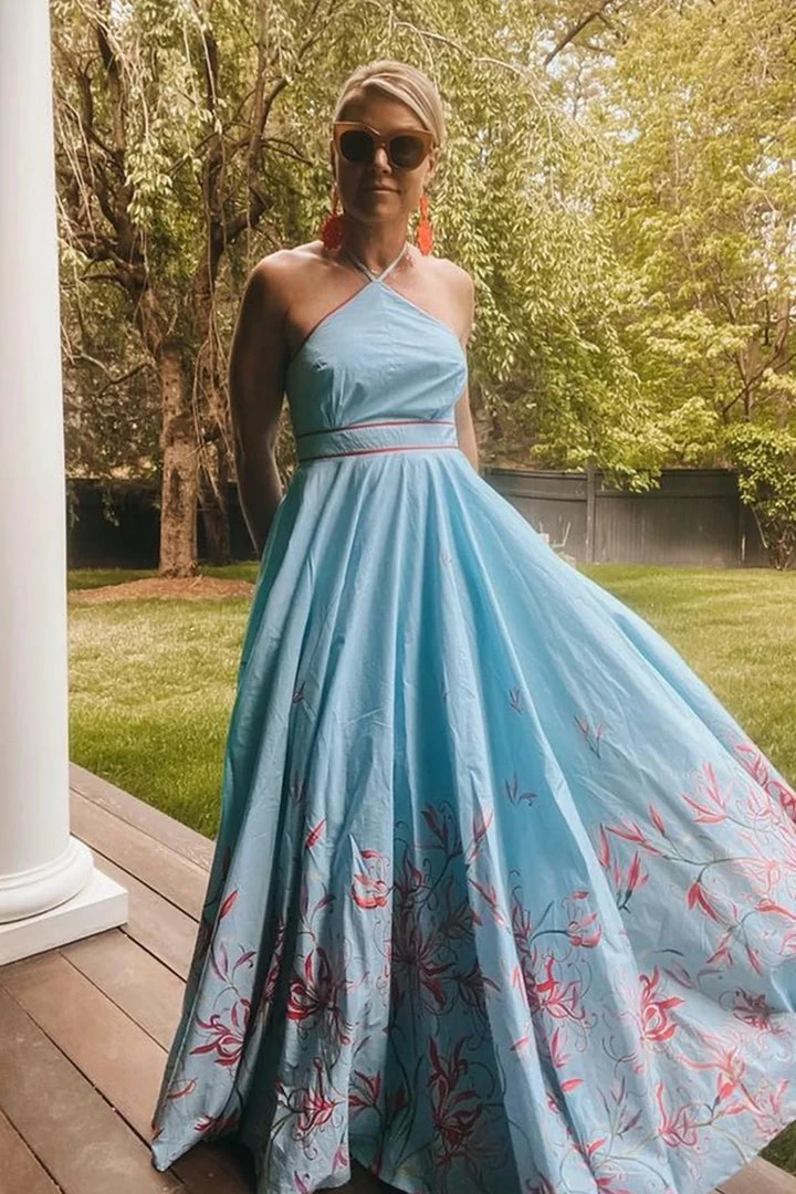 Sruti Dalmia Spider Lily Halter Dress WHAT'S HOT 3 Sruti Dalmia Spider Lily Halter Dress WHAT'S HOT