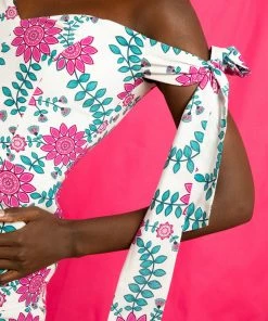 Valle & Vik WHAT'S HOT The Revenge Dress | Rose Busk Pink & Green