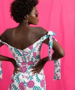 Valle & Vik WHAT'S HOT The Revenge Dress | Rose Busk Pink & Green