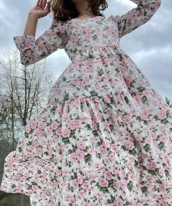 Hortense Rose De Jour Dress