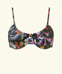 Follow Suit Mme. Mink The Emily Top - Garden Party (Mocha)