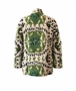 De Castro Green Rainbow Ikat Jacket