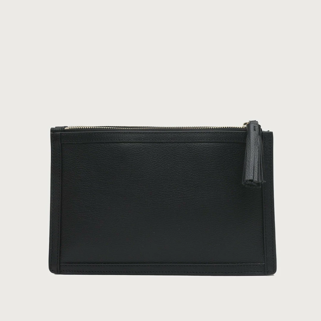 Neely & Chloe WHAT'S HOT No. 60 Double Zip Shoulder Goat Embossed 3 Neely & Chloe WHAT'S HOT No. 60 Double Zip Shoulder Goat Embossed