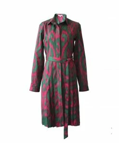 De Castro Pink And Green School Dress
