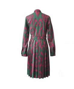 De Castro Pink And Green School Dress