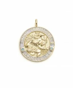 Heritage Jewelry Saint Christopher Medium Pendant, Multiple Colors Available WHAT'S HOT