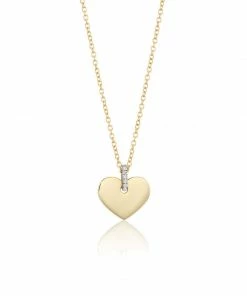 Aurelia Demark Small Heart Pendant Necklace WHAT'S HOT
