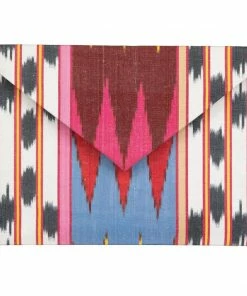 Larkin Lane WHAT'S HOT Alice Silk Ikat Envelope Clutch