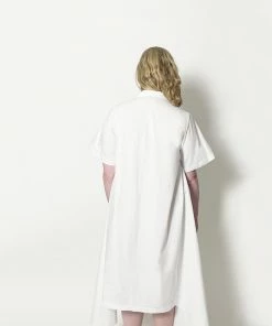 Jasmine Chong CLOTHING Amie Silk Poplin Shirtdress
