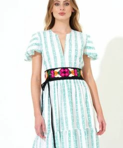 OLIPHANT V-Neck Maxi- Archer Green