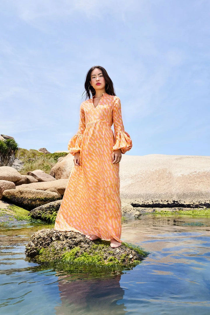 Hess Aura Long Dress Block Print Calling All Colors 6 Hess Aura Long Dress Block Print Calling All Colors