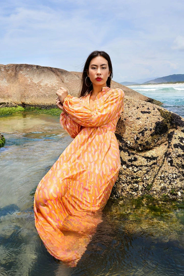 Hess Aura Long Dress Block Print Calling All Colors 7 Hess Aura Long Dress Block Print Calling All Colors