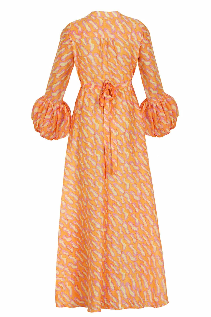 Hess Aura Long Dress Block Print Calling All Colors 5 Hess Aura Long Dress Block Print Calling All Colors