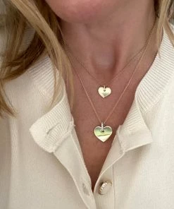 Aurelia Demark Small Heart Pendant Necklace WHAT'S HOT