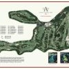 Vintage Golf Course Maps Austin CC Father's Day