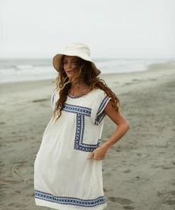 The Coast Brand Bayley Dress - Mint/Light Violet/Navy