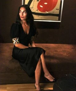 RosewaterHouse Embroidered Del Blouse - Black