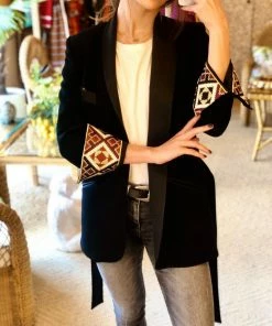 RosewaterHouse Shab Blazer - Black Jackets + Outerwear