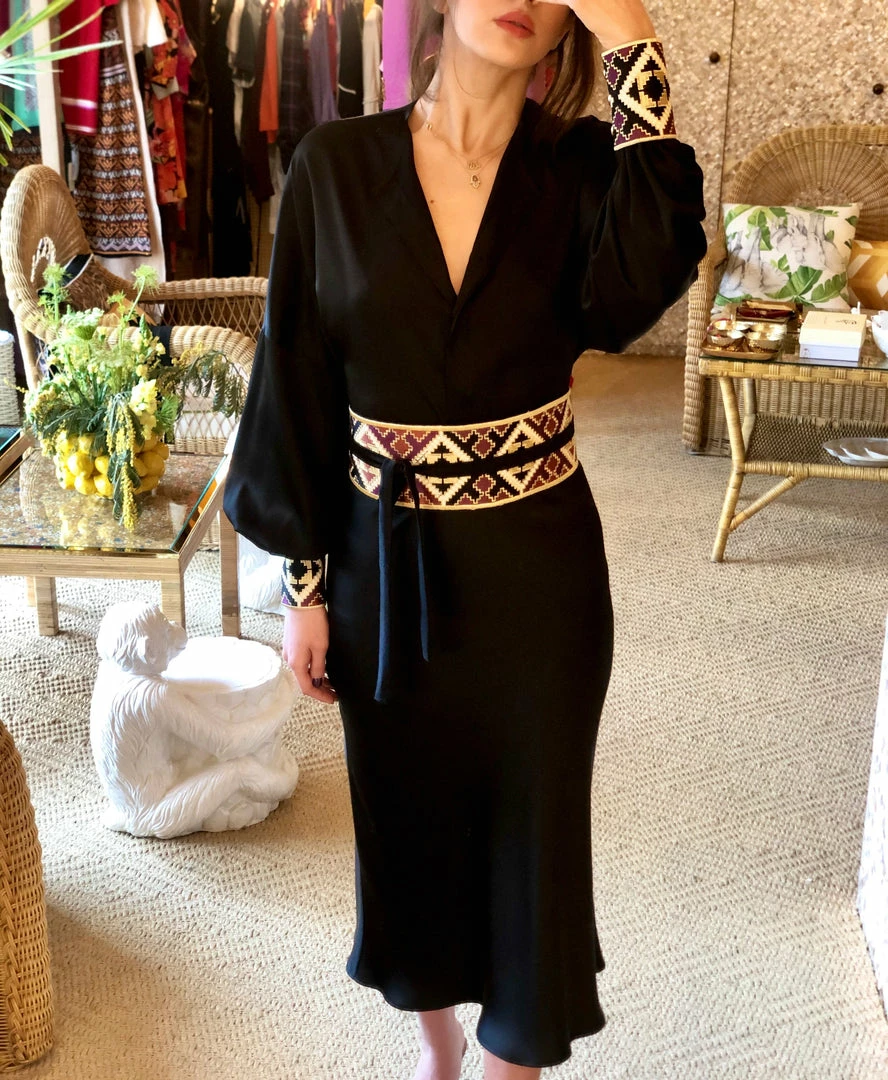 RosewaterHouse Silk Yar Blouse - Black 7 RosewaterHouse Silk Yar Blouse - Black