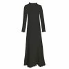 Casey Marks Lounge Dress In Black French Terry