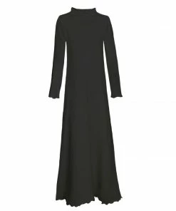 Casey Marks Lounge Dress In Black French Terry