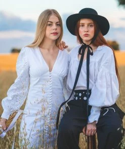 Hess Bomfim Broderie Anglaise Dress CLOTHING