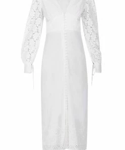 Hess Bomfim Broderie Anglaise Dress CLOTHING