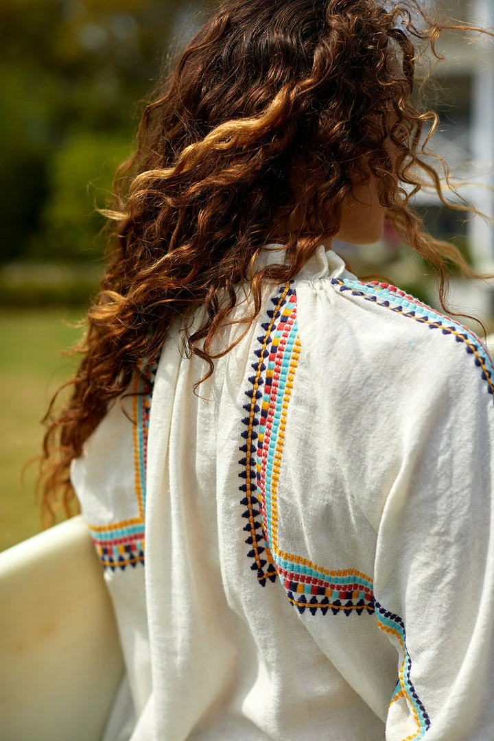 The Coast Brand WHAT'S HOT Boulder Top - Burnt Red/Light Blue/Navy/Saffron 5 The Coast Brand WHAT'S HOT Boulder Top - Burnt Red/Light Blue/Navy/Saffron