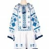 Larkin Lane Nomeda Embroidered Ukrainian Dress WHAT'S HOT 1 Larkin Lane Nomeda Embroidered Ukrainian Dress WHAT'S HOT
