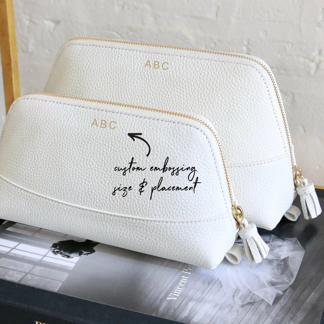 Neely & Chloe ACCESSORIES No. 17 Large Cosmetic Case Pebble 16 Neely & Chloe ACCESSORIES No. 17 Large Cosmetic Case Pebble