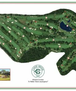 Vintage Golf Course Maps Canoe Brook North