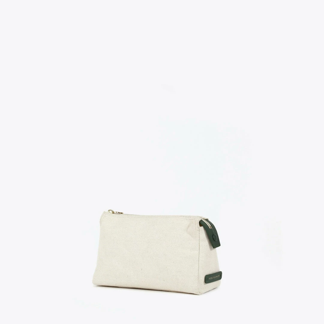 Neely & Chloe No. 30 The Small Canvas Pouch Pebble 8 Neely & Chloe No. 30 The Small Canvas Pouch Pebble