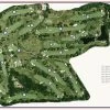 Vintage Golf Course Maps Century Country Club Father's Day