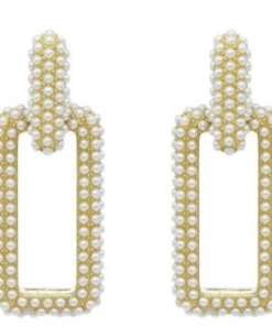 QuayL Pearl Chain Link Hoop