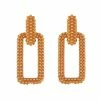 QuayL Chain Link Hoops - Bronze ACCESSORIES