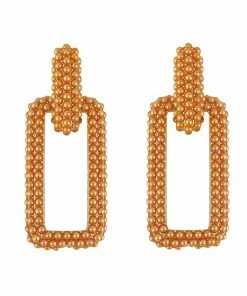 QuayL Chain Link Hoops - Bronze ACCESSORIES