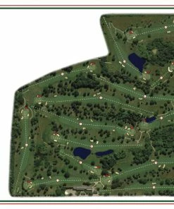 Vintage Golf Course Maps Father's Day Cherry Hill