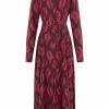 Valle & Vik The Coquette Dress, Fallen Fern Burgundy