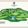 Vintage Golf Course Maps The Country Club Father's Day