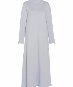 Casey Marks Lounge Dress In Ice Blue Ponte Knit WHAT'S HOT