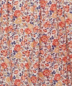 Casey Marks Girls' Jaime Dress In Coral Floral WHAT'S HOT