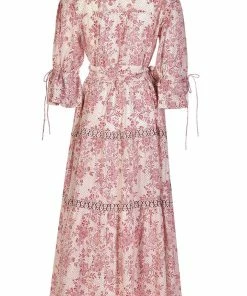Daydress WHAT'S HOT Colette Dress In Cerise Chintz Trail