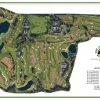 Vintage Golf Course Maps Due Process Stable Golf Club