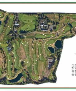 Vintage Golf Course Maps Due Process Stable Golf Club