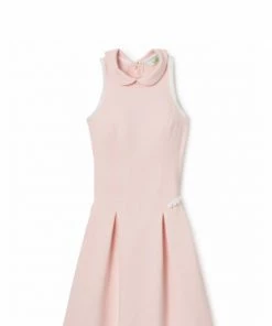 HEDGE WHAT'S HOT Dune Racerback Dress With Collar