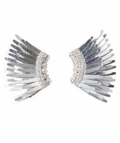 Mignonne Gavigan Metallic Mini Madeline Earrings Silver