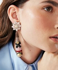 Mignonne Gavigan Rosé Champagne Earrings Blush 11 Mignonne Gavigan Rosé Champagne Earrings Blush