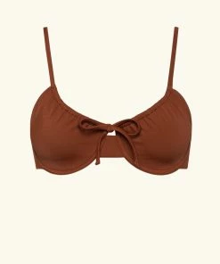 Follow Suit The Emily Top - Cognac Mme. Mink
